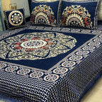 Luxury 4-Piece Velvet Jacquard Bedsheet