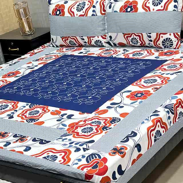Premium Cotton Printed Bed Sheet