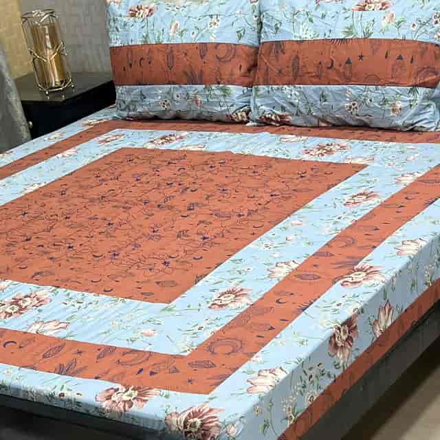 Premium Cotton Printed Bed Sheet