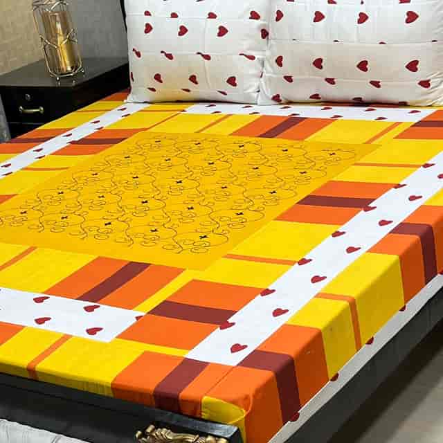 Premium Cotton Printed Bed Sheet