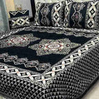 Luxury 4-Piece Velvet Jacquard Bedsheet