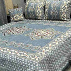Luxury 4-Piece Velvet Jacquard Bedsheet