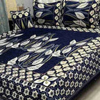 Luxury 4-Piece Velvet Jacquard Bedsheet