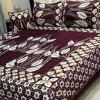 Luxury 4-Piece Velvet Jacquard Bedsheet