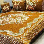 Luxury 4-Piece Velvet Jacquard Bedsheet