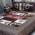 Luxury 4-Piece Velvet Jacquard Bedsheet
