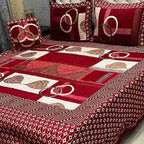 Luxury 4-Piece Velvet Jacquard Bedsheet