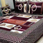 Luxury 4-Piece Velvet Jacquard Bedsheet