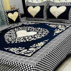 Luxury 4-Piece Velvet Jacquard Bedsheet