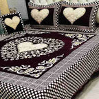 Luxury 4-Piece Velvet Jacquard Bedsheet