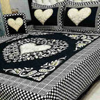 Luxury 4-Piece Velvet Jacquard Bedsheet