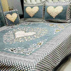 Luxury 4-Piece Velvet Jacquard Bedsheet